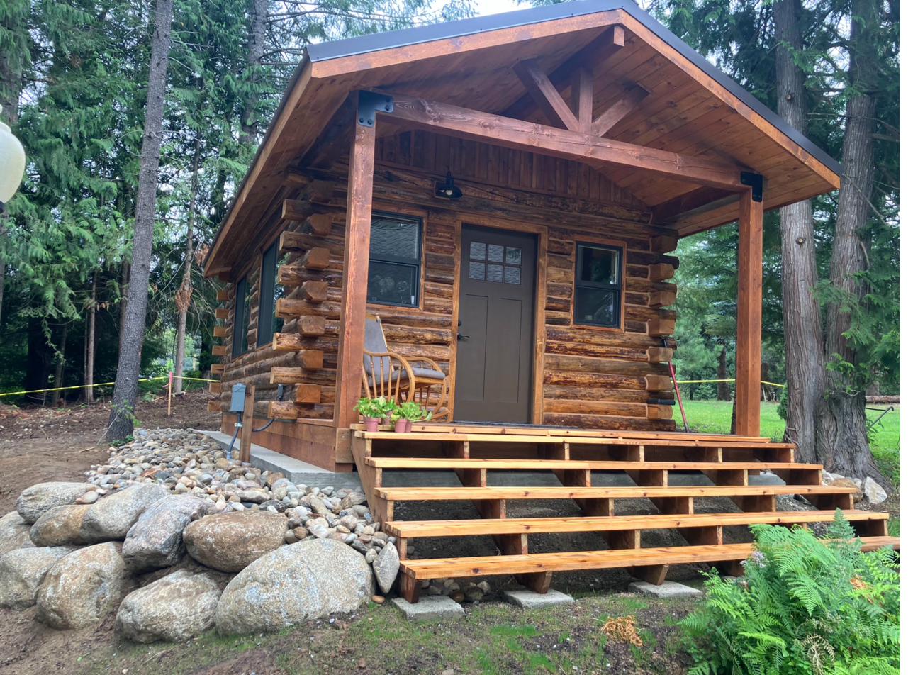 Renee cabin SGA exterior Idaho